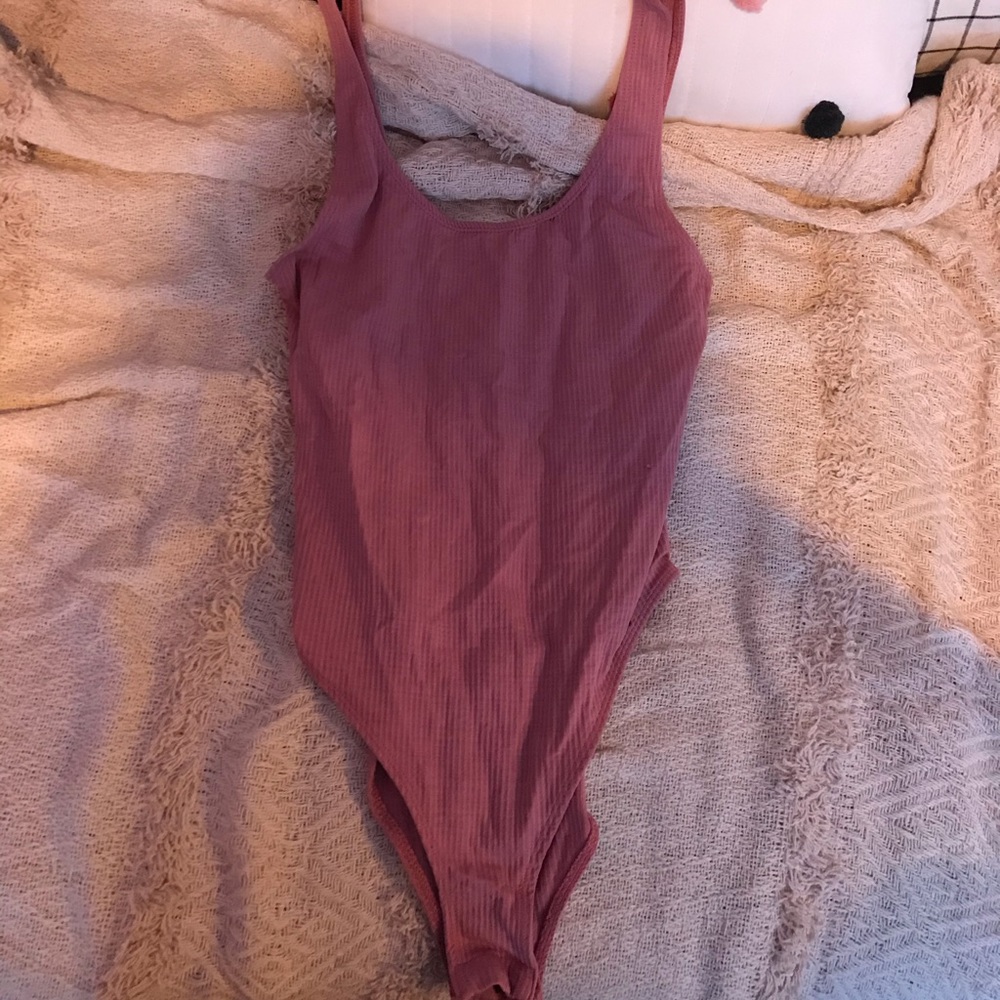 Pink Tank Bodysuit